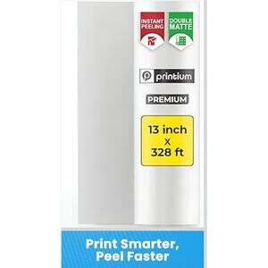 A-SUB A3+ DTF Transfer Roll Film 13in x 328ft DTF Film Premium Hot Cold Peel